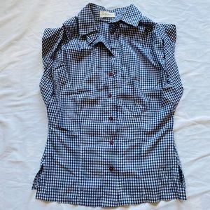 Navy Blue Sleeveless Blouse